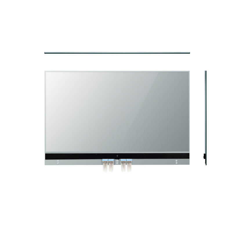 Прозрачный OLED-дисплей LG 55EW5F (FullHD 55) виды: спереди, сбоку, сверху